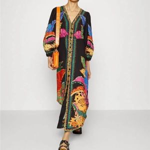 Farm Rio Midi Leopard Dress